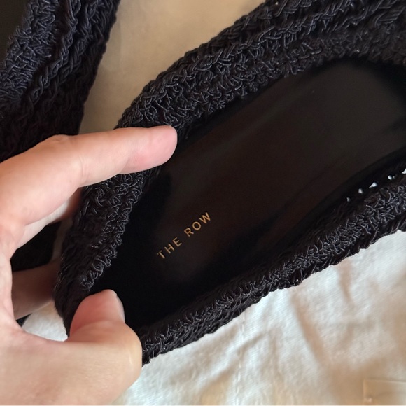 The Row Black Knit Flats Size 39.5 - Picture 4 of 6